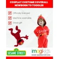 thumbnail image 3 of Sesame Street Elmo Toddler Boys Zip Up Cosplay Costume Coverall Infant to Toddler, 3 of 5