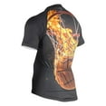 thumbnail image 3 of joogoo A Basketball Fire Pattern Men's Cycling Jerseys Mountain Bike Short Sleeve Tops S, 3 of 7
