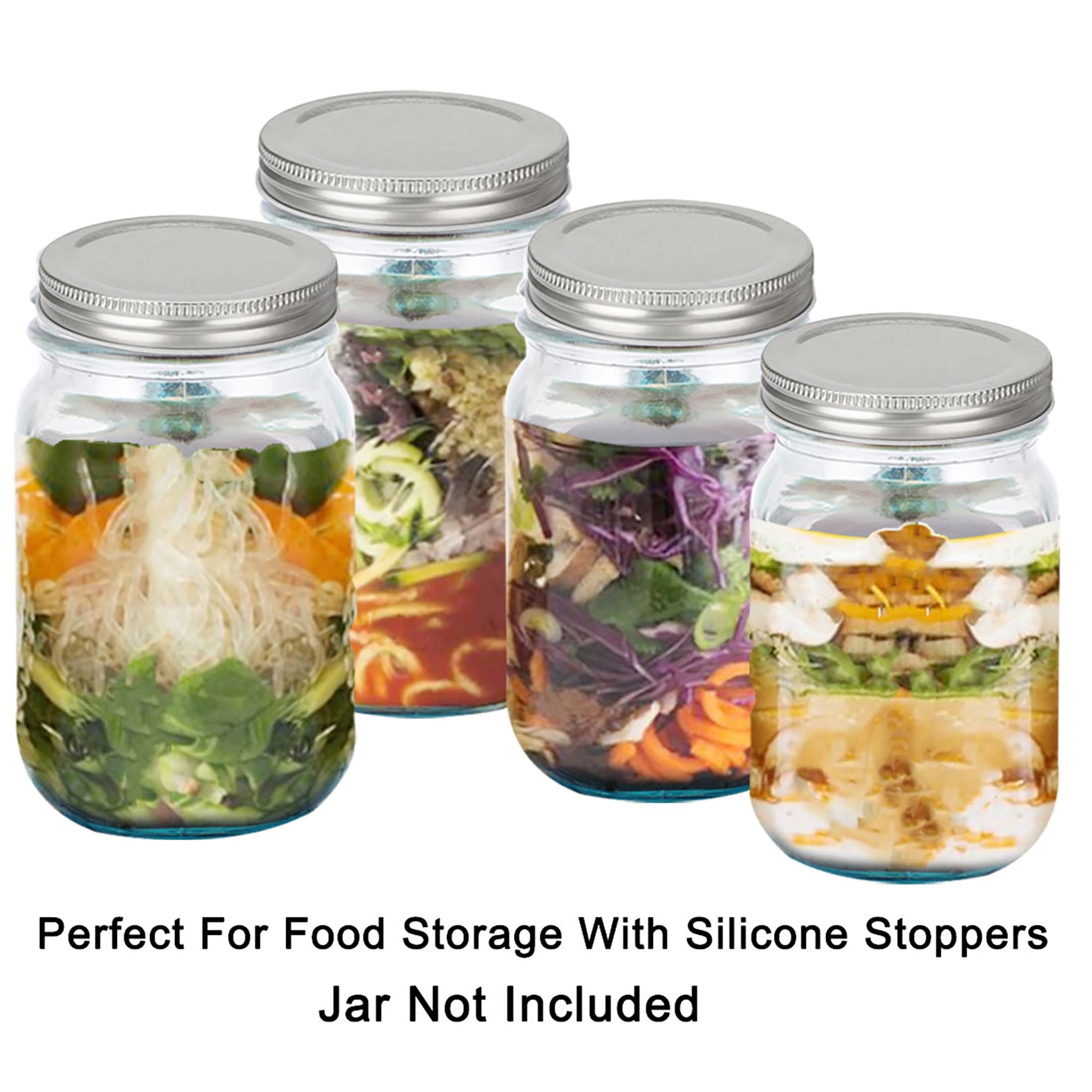& Dining Tinplate Wide Mouth Jar Caps Mason Jar Lid Storage Bands Canning Lids