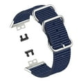 thumbnail image 1 of Bracelet de Remplacement pour Montre Intelligente Bracelet Réglable Tissé Coloré Pièces de Réparation Compatibles avec Accessoires Watch FIT Bleu Foncé, 1 of 9