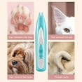 thumbnail image 4 of Hovmgk Kitty And Dog Leg Shaver, USB Rechargeable LED Light Waterproof Hair Trimmer, Silent Low Vibration, Safe for Cats & Dogs, LED Light for Claw & Leg Trimming, Pet Grooming Tools, 4 of 6