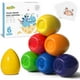 thumbnail image 1 of Lápices de huevo JUPITEARTH de 6 colores para niños, no tóxicos, lavables, 1 of 7