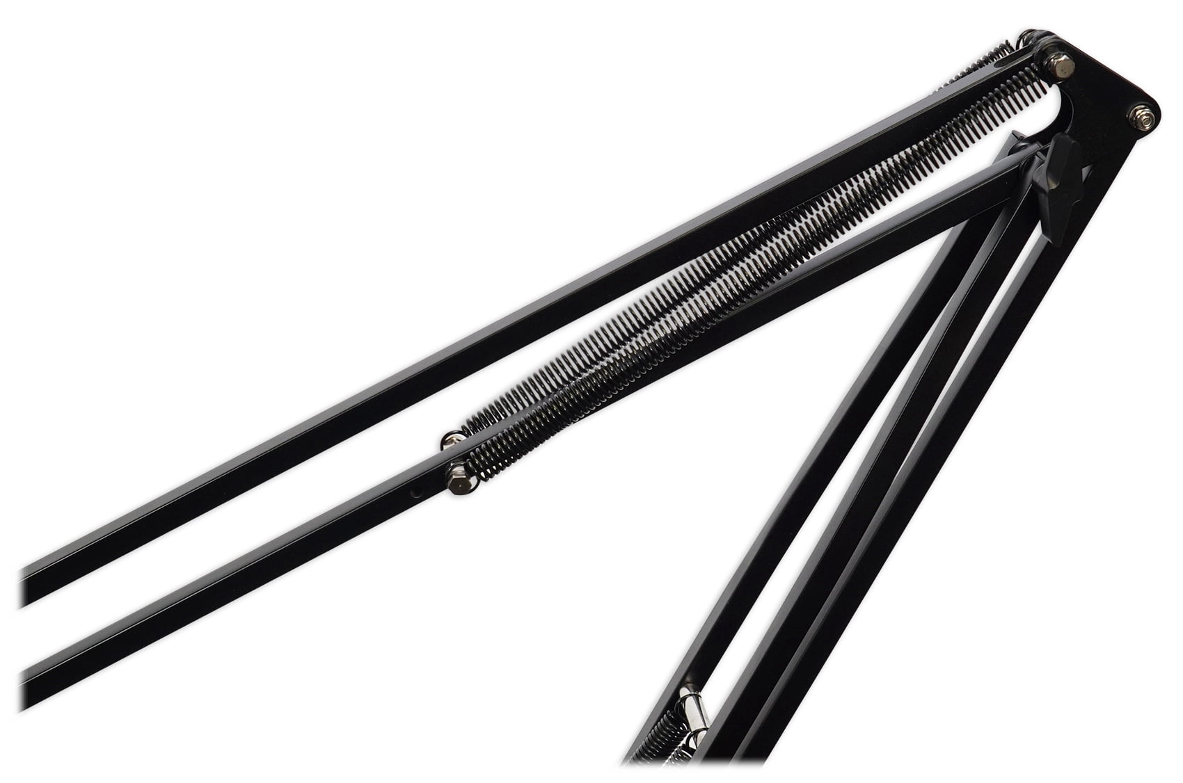 Rockville DMS40 40-Inch Studio Microphone Boom Arm Stand, Aluminum Desk Clamp, 360 degree Rotation, Steel Frame, ABS Mic Clip, for Podcasting and Streaming