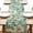 Blue Floral, variant on Spring Summer Daisy Flower Teal Table Runner, Floral Eucalyptus Leaves Ladybug Kitchen Dining Table Decoration, Seasonal Burlap Indoor Outdoor Home Decor Party Supply 13 x 72 Inches