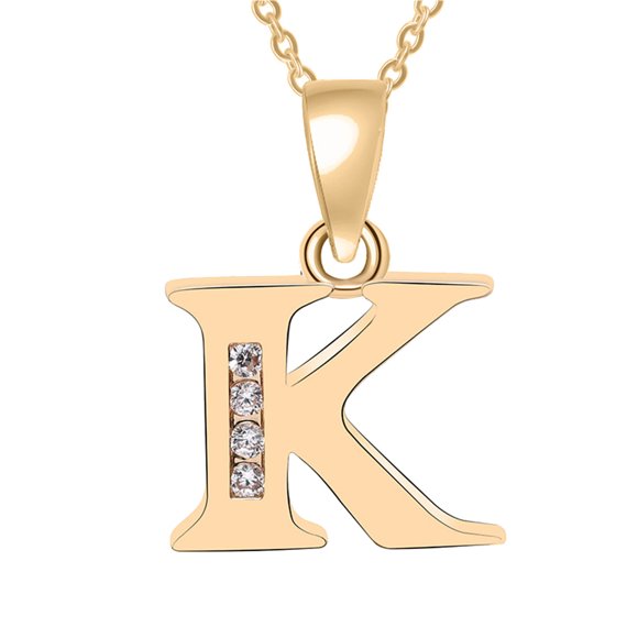 EGNMCR Necklaces & Pendants Fashion Women Gift 26 English Letter Name Chain Pendant Necklaces Jewelry women Necklace