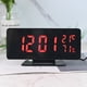 thumbnail image 5 of Reloj de Alarma Digital Reloj Electrónico Digital Pantalla Led Reloj Electrónico Estéreo Pantalla Digital Snooze Reloj de Alarma 12/24H Pantalla de Temperatura de Conmutación Versión Enchufe Reloj de, 5 of 6