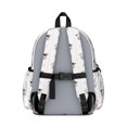 thumbnail image 3 of Cow and Heart White Pattern Cute School Backpack with Padded Back and Adjustable Shoulder Straps 13.4"x11"x4.7", 3 of 5