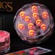 thumbnail image 4 of Luz Irfora Luces LED con control remoto Impermeable Bajo el agua Luces LED Almohadilla Funciona con pilas para acuario Bañera de hidromasaje Estanque Piscina Base Florero Jardín Boda Fiesta Irfora Luz, 4 of 7