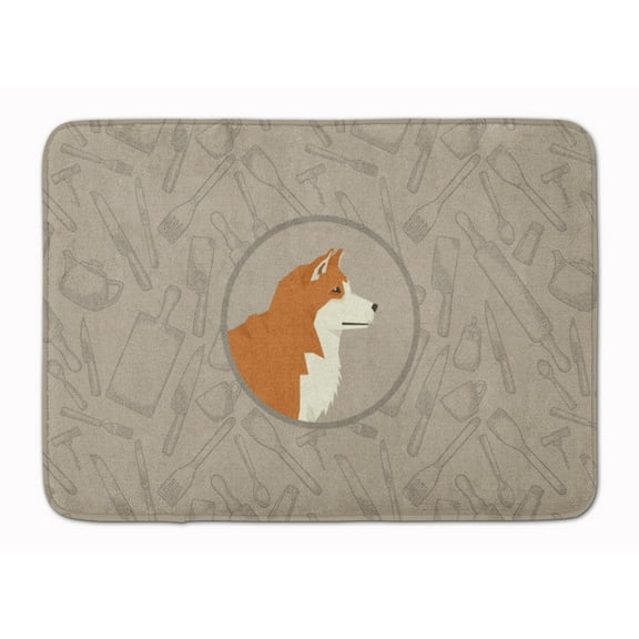 Akita In the Kitchen Machine Washable Memory Foam Mat