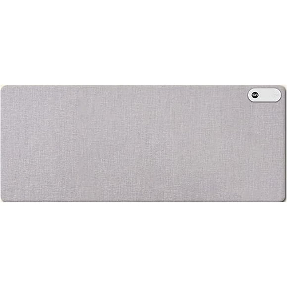 Heated Mouse Pads, Warm Desk Pad, Office Desk Mat, 3 Speeds Touch Control Warm Big Mouse Pad, Table Warm Pad for Office Home Gamer Desktop (Color : Gray, Size : 31.5 * 13in)