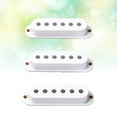 thumbnail image 3 of LEEYNEER 3 Pcs Pickup Cover Guitar Single Coil Covers Replacement White, 3 of 8