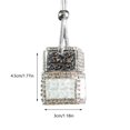 thumbnail image 3 of SNGMN Car Air Freshener Hanging Perfume Bottle, Diamond-Studded Rearview Mirror Pendant for Cars & Home, Aromatherapy Decor with Odor Eliminator, 3 of 7