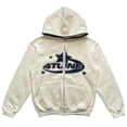 thumbnail image 3 of 4tune Stars Autumn Winter Hoodie Cardigan Jacket Sweatshirt Loose Top Sweatshirt, 3 of 3
