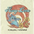 thumbnail image 2 of Men's Lilo & Stitch Hang Loose Kauai Hawaii  Graphic Tee Beige Large, 2 of 4