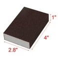 thumbnail image 2 of Uxcell 4" x 2.8" Non-Scratches Scouring Pads Scrub Kitchens Sponge Dark Brown 8pcs, 2 of 6