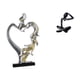 thumbnail image 1 of Estatua Abstracta De Pareja De Pensadores Románticos, Colección De Figuritas Para Dormitorio, Boda, Estantería, Armario, Decoración Del Hogar, Escultura Moderna, Regalo, 1 of 8