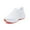 White, variant on Women's Lightweight Walking Sneakers Casual Lace Up Flats Tennis Athletic Running Fashion Sport Shoes for Girls