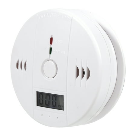Carbon Monoxide Detector CO Alarm Detector with LCD Digital Display Battery