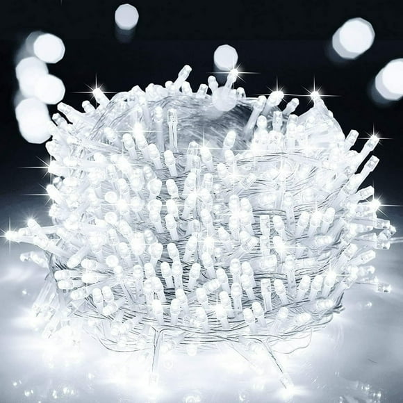 HLONK 200LED 66FT Twinkle Christmas String Lights  Waterproof 8 Modes Plug in Fairy Lights for Xmas  Tree  Party  Wedding  Garden  Outdoor Indoor Decorations