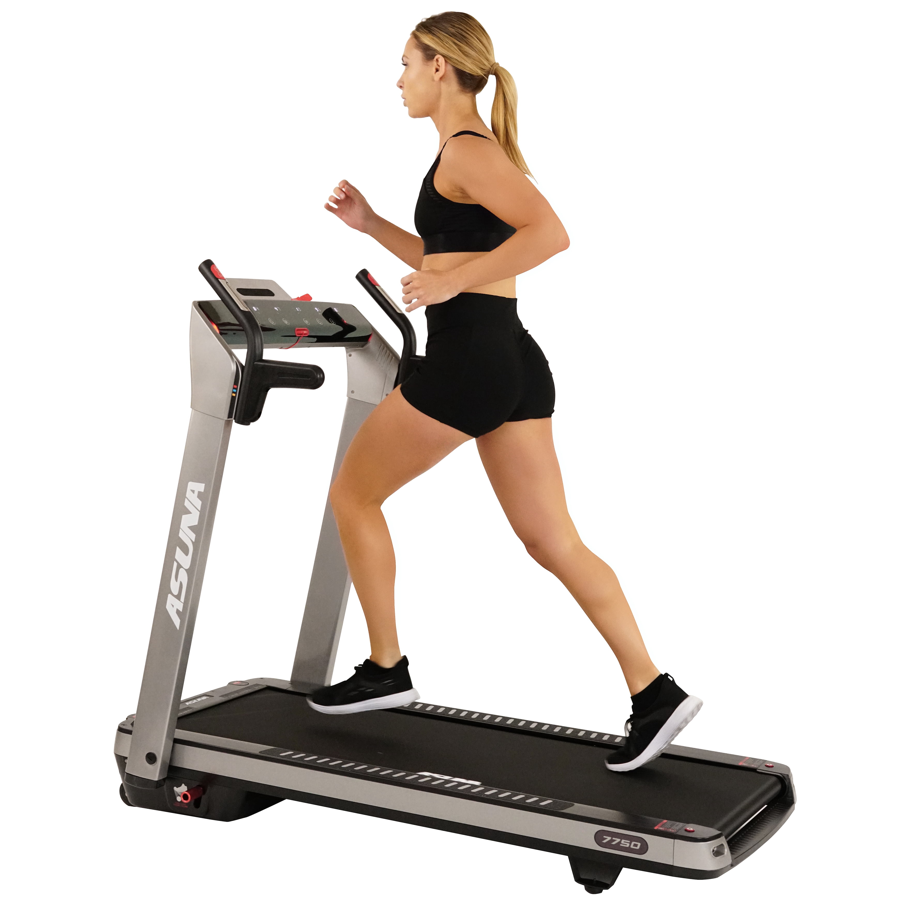ASUNA 7750 Spaceflex Motorized Foldable Treadmill with Speakers, 6 LED Displays, 220 lb Max Weight