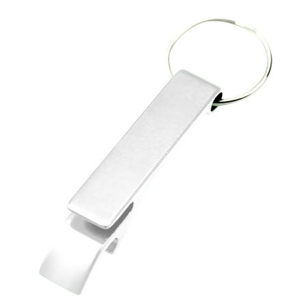 

xinqinghao kitchen gadgets 3 in 1 mini key holder portable press elevator handle tool bottle opener protect white