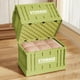 thumbnail image 5 of Caja de almacenamiento plegable grande de 43 x 28,5 x 24,5 cm, ideal para organizar ropa y juguetes, de plástico impermeable con diseño apilable y estable para dormitorio y sala de estar., 5 of 8