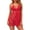 Red, variant on Sexyfree Women Lingerie Sexy Lace Chemise Open Front Wedding Brial Lingerie
