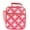 Coral Small Quatrefoil, variant on Custom Personalized Insulated Water Resistant Lunch Bag with Exterior Zipper and Mesh Elastic Pockets Blank, Pink Egyptian Print