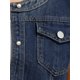 thumbnail image 5 of CHAQUETA DE JEAN SIN MANGAS CROPPED INSPIRADA EN CHIC PARA MUJERES, CON DECORACIÓN DE PERLAS, TALLA XL, AZUL PROFUNDO, 5 of 6