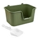 thumbnail image 5 of Lavabo para arena de gatos con pala, bandeja de arena para mascotas con parte abierta, inodoro para orinal para gatitos, bandeja de arena , XL verde Verde XL, 5 of 8