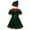 C-Green14, variant on DHFJKG Christmas Elf Dresses For Women Velvet Short Sleeve Mini Dress With Hat 2 Piece Set Party Wear Comfort Outfit