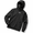 Black-XX-Large, variant on Black XX-Large Fleece-Lined Cold Weather Fishing Jacket with Stretch Neck Gaiter