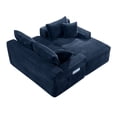 thumbnail image 6 of LLappuil 106" Sectional Sofa, Modular Sectional Couch with Left Chaise, Deep Seat Corduroy Cloud Sofa for Living Room, 6 of 7