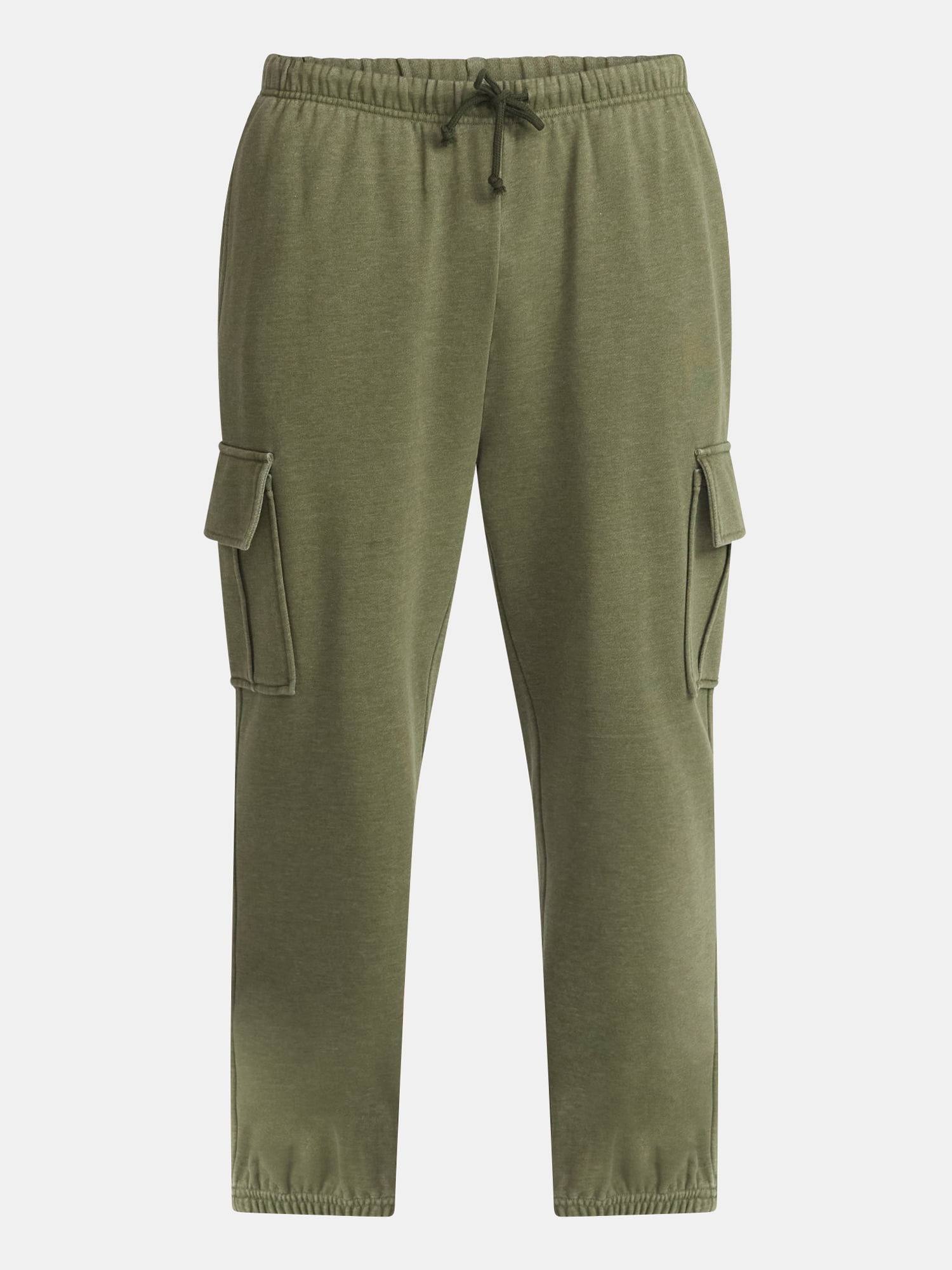 No Boundaries Fleece Cargo Jogger Pants, 30'' Inseam, Men's & Big Men's