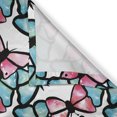 thumbnail image 6 of Ambesonne Teal Grommet Curtain, Blue and Pink Animal, 50" x 63", Blue Pink Black, 6 of 6