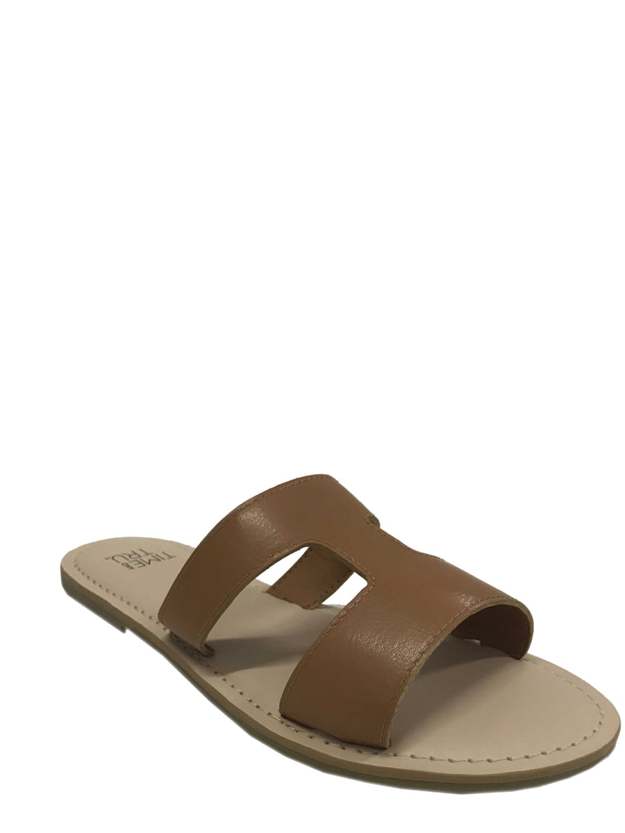 Time and Tru - Women's Time And Tru H Band Sandal - Walmart.com ...
