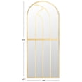 thumbnail image 3 of SAFAVIEH Patel 25 in. x 67 in. Solid Frame Mirror, Gold, 3 of 7