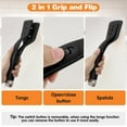 thumbnail image 5 of 2 In 1 Silicone Spatula Tongs 2PCS Non Stick Spatula Tongs For Kitchen Cooking Grip And Flip Egg Spatula Heat Spatula Tongs For Pancake Fish Steak Omelettes for Grilling for Cooking Small 7 Cooking, 5 of 7