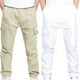 thumbnail image 1 of Cowsor 2PC Boys Cargo Sweatpants Casual Hiking Pants Joggers Athletic Trousers Cotton Loose Straight Pants for Men, 1 of 3