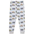 thumbnail image 2 of Cudlie Boys 4-Piece Pajama Set, Short Sleeve Tops and Long Pants PJs, 2 of 5