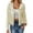 Beige, variant on Women's Vintage Western Fringe Rivets Cropped Jackets Suede Tassel Trim Long Sleeve Hippie Cardigan Coats Fashion Open Front Slim Fitted Solid Color Outwear Beige XL