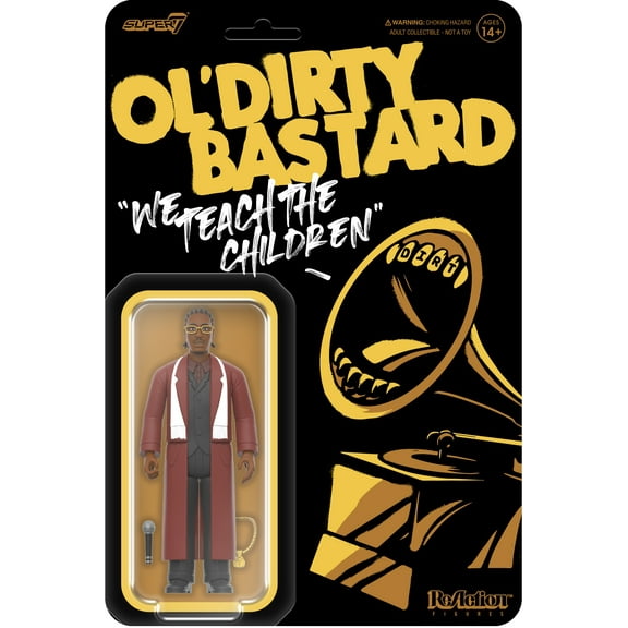 Super7 - Ol' Dirty Bastard - ReAction Figures Wv4 - O.D.B (For The Children)