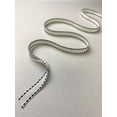 thumbnail image 2 of Baby Buddy Polypropylene Grosgrain Ribbon, 0.375in x 100 Yards, White with Black Stitches, 2 of 5