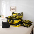 thumbnail image 4 of Erosebridal 7 Piece Bed in a Bag Queen Size Comforter Set Rugby Bedding Set,Football Reversible Bed Set,Sports Fan Comforter with Sheet Set,All Season, 4 of 5