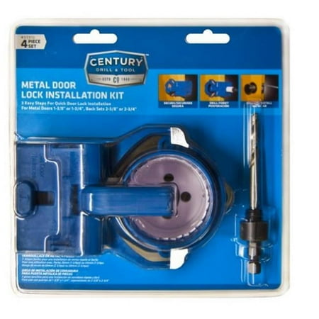 UPC: 0081838059101 | Century Drill & Tool 5910 Door Lock Set Metal – 4 Piece