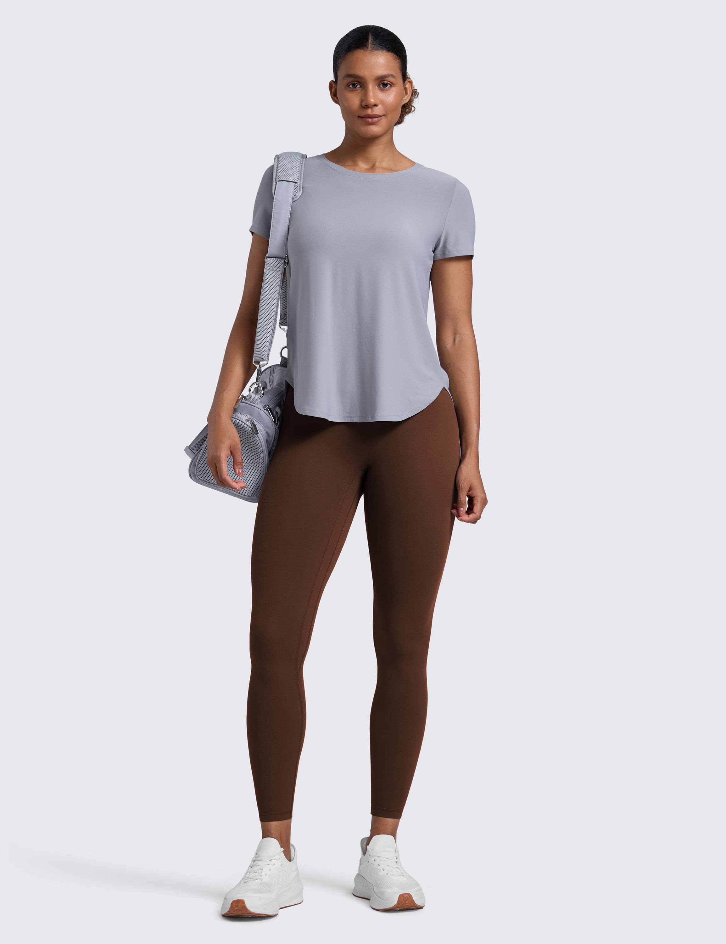 CRZ YOGA Secretsculpt Butterlift Leggings 25 Inches High Waisted No Front Seam Yoga Pants