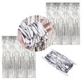 thumbnail image 4 of Juego de cinta de látex para decoración de globos con lentejuelas, cinta de látex para banquete de boda, plateado Eigraketly HA6752-03B, 4 of 6