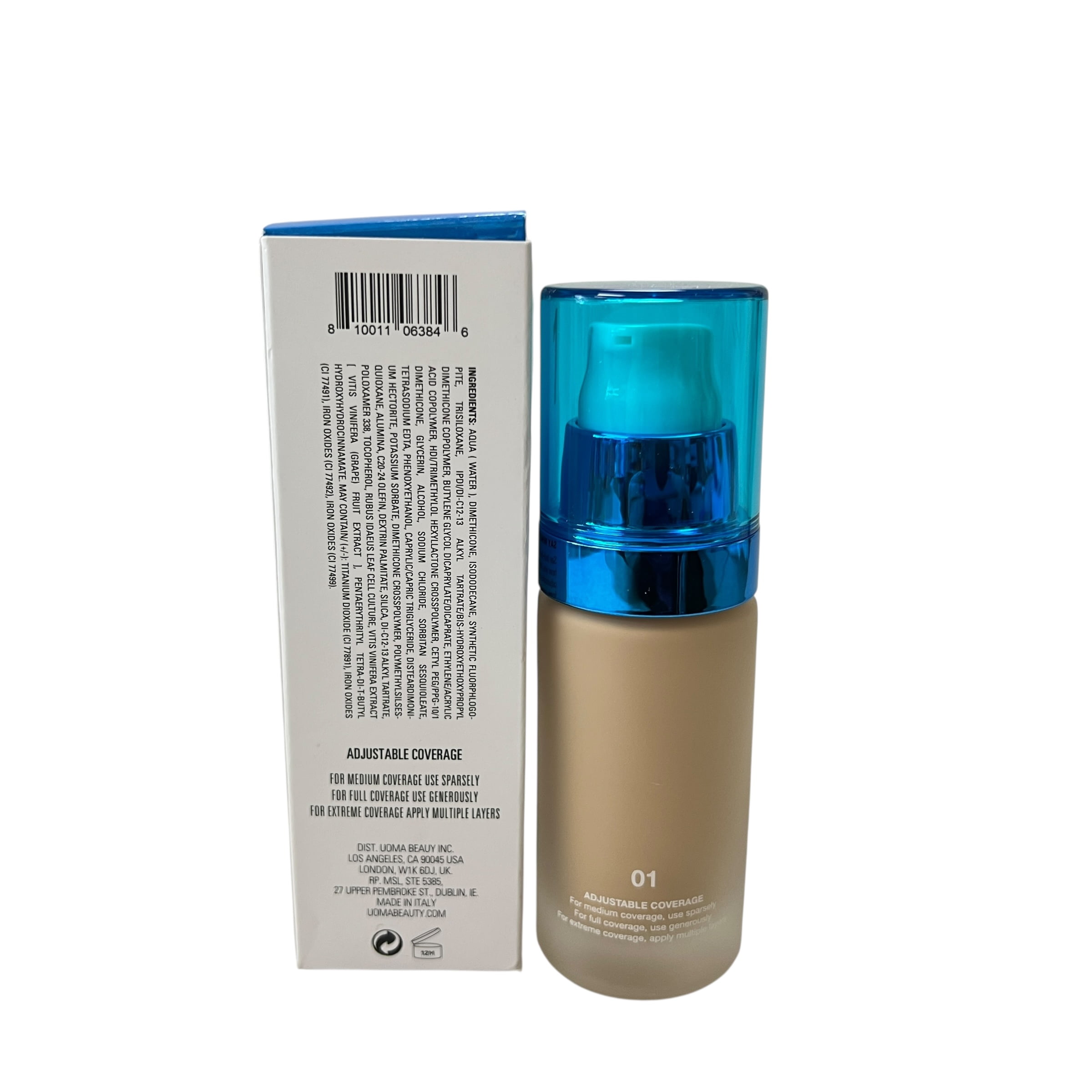 Uoma Beauty Say What?! Weightless Soft Matte Hydrating Foundation 1 fl oz Fair Lady T1C