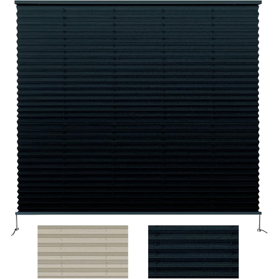 RV Blinds,Camper Blinds RV Window Shade 32" W x 24" L Black