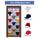 thumbnail image 2 of (PVC Pedido Mínimo 50) para Béisbol Sencilla para Guardar Sombreros 24 Rejillas para en La Puerta, 2 of 9